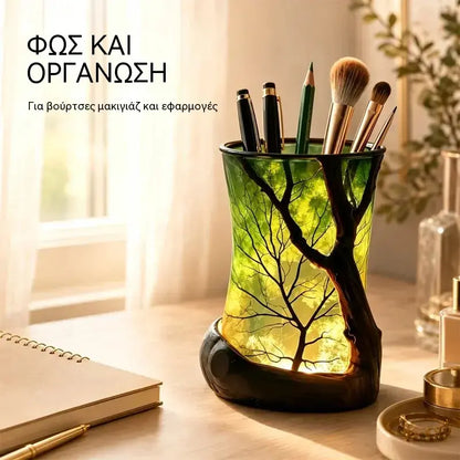 🍃✨ Μαγικό Φωτιστικό Δάσους με Σχέδιο Φύλλων | Φωτίστε το Σπίτι σας με Φυσική Γοητεία