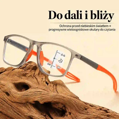 Fotochromowe, ultralekkie okulary do czytania o wysokiej przejrzystości, specjalnie zaprojektowane dla osób starszych
