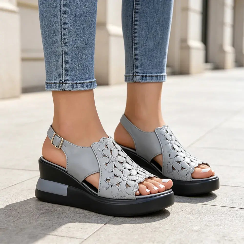 🔥【35-40】Sandały do kostki w stylu retro z miękką podeszwą