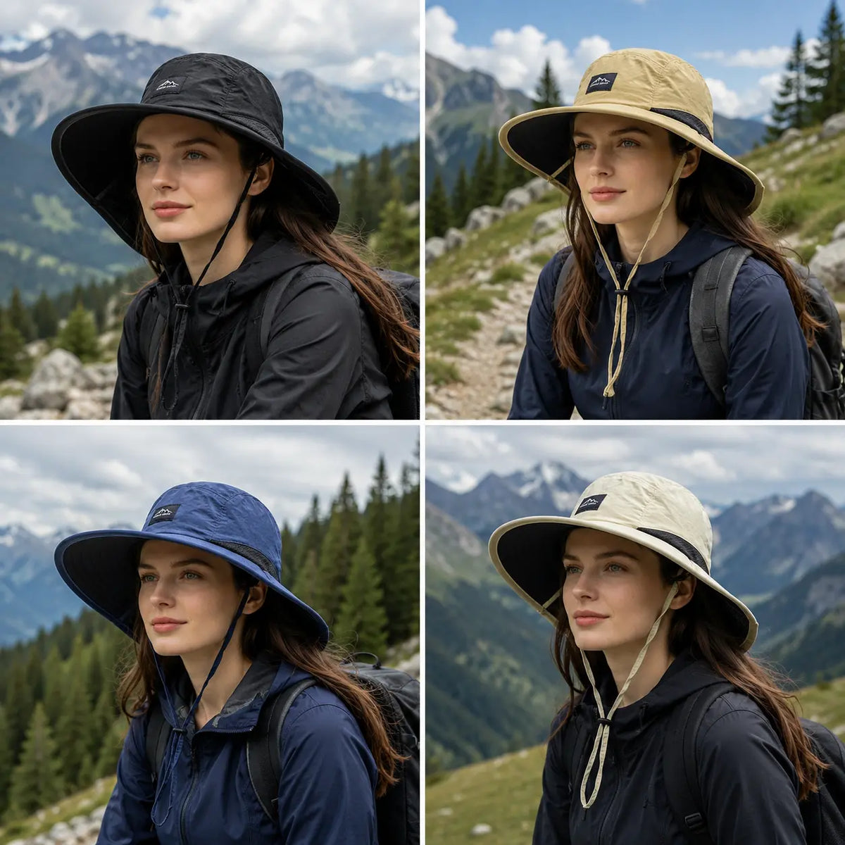 🔥✨🧢Unisex Πτυσσόμενο Καπέλο Bucket για Αντηλιακή Προστασία