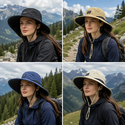 🔥✨🧢Unisex Πτυσσόμενο Καπέλο Bucket για Αντηλιακή Προστασία