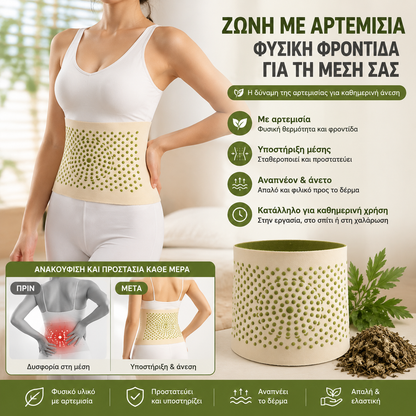 【2 τεμάχια για 24 ευρώ】🔥Το Mugwort ζεσταίνει τη ζώνη, θερμαίνει την κοιλιά και ανακουφίζει από την ταλαιπωρία