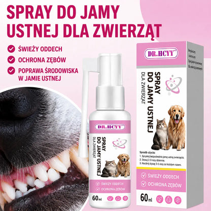 🐶🐱【Kup 1, a 1 dostaniesz gratis】Spray do czyszczenia jamy ustnej i zębów zwierząt