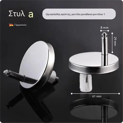 🚽【2 ζεύγη, σύνολο 4 τεμάχια -24€】Αξεσουάρ μπάνιου γενικής χρήσης ----💦✨Σφιγκτήρες βιδών για τη στερέωση του καθίσματος τουαλέτας.