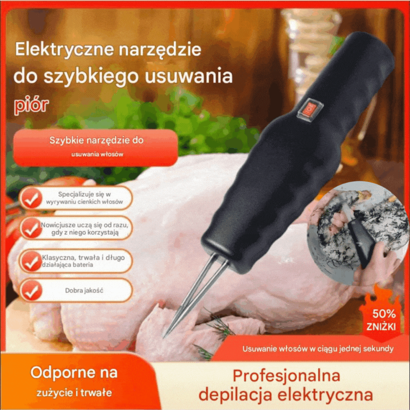 【🔥Gorąca wyprzedaż】🐓🦆Elektryczna maszyna do usuwania sierści drobiu