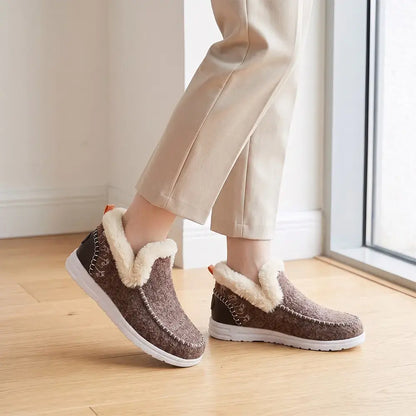 【36-46】Nowe damskie buty zimowe – ocieplane, grube, ciepłe śniegowce, modne, na zimę