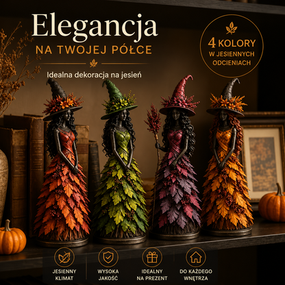 🧙‍♀️ Zaczarowana figurka jesiennej wiedźmy