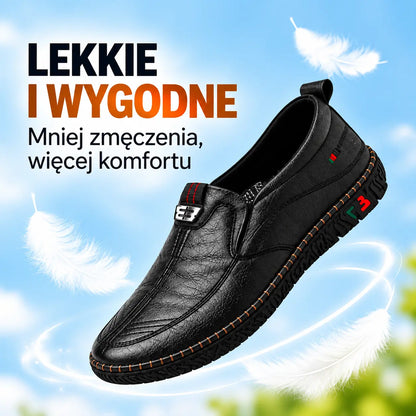 [38-44] 👞 Nowe męskie buty skórzane – biznesowe, casualowe, ze skóry