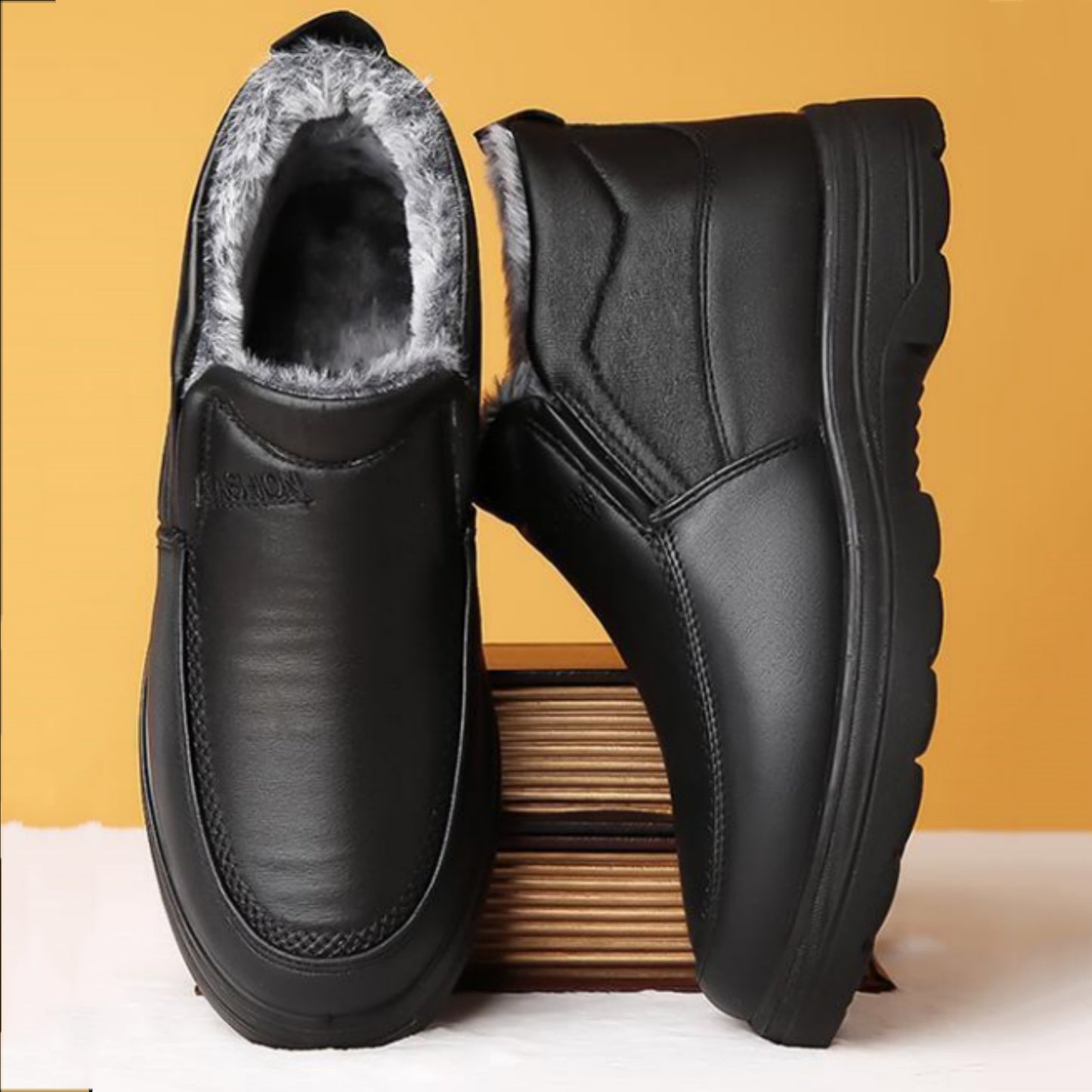 🔥👞50% popusta💥【38-48】 Muške Zimske Čizme od Prave Kože – Topla, Vodootporna i Udobna Obuća s Krznom, Savršene za Zimu