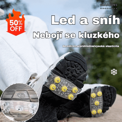 👴🚶🏔️Купете 1, вземете 1 безплатно🔥Невидими 5-зъбни противоплъзгащи калъфи за котки, прозрачни котки за сняг, алпинизъм, скално катерене, зимна ледена повърхност, от съществено значение за възрастни хора.