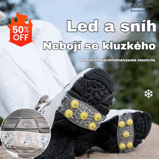 👴🚶🏔️Купете 1, вземете 1 безплатно🔥Невидими 5-зъбни противоплъзгащи калъфи за котки, прозрачни котки за сняг, алпинизъм, скално катерене, зимна ледена повърхност, от съществено значение за възрастни хора.