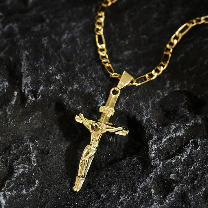 🎁✝️Κολιέ με σταυρό για αξεσουάρ