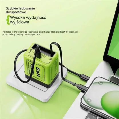 🔋💻 Ładowarka do szybkiego ładowania 65 W –⚡ Podłącz i ładuj od razu, pożegnaj się z kłopotami związanymi z plątaniem się kabli – płatność przy odbiorze 🚀