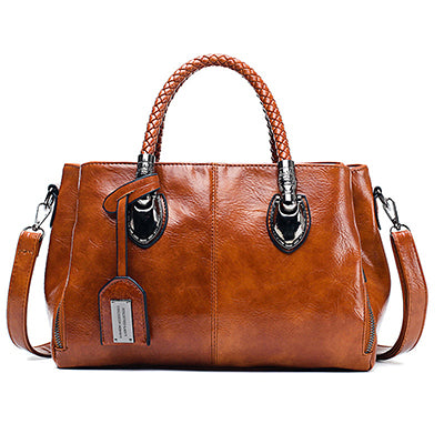 👜【50% ΕΚΠΤΩΣΗ】Δερμάτινη τσάντα τύπου Boston, μαλακό δέρμα, κατάλληλη για μεταφορά στον ώμο