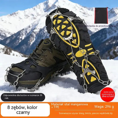 📢📢 1 ζευγάρι με 99 zł ⏰ Αντιολισθητικά καρφιά (crampons) για μπότες και παπούτσια πεζοπορίας