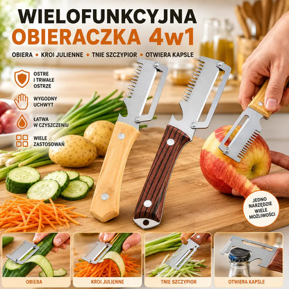 2 sztuka 89zł🔪🥕Wielofunkcyjna obieraczka ze stali nierdzewnej do kuchni domowej