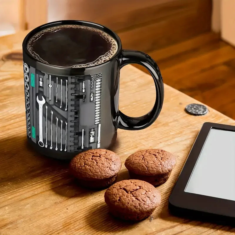 🛠️☕Unikalny zestaw narzędzi mechanicznych 3D – kubek na kawę