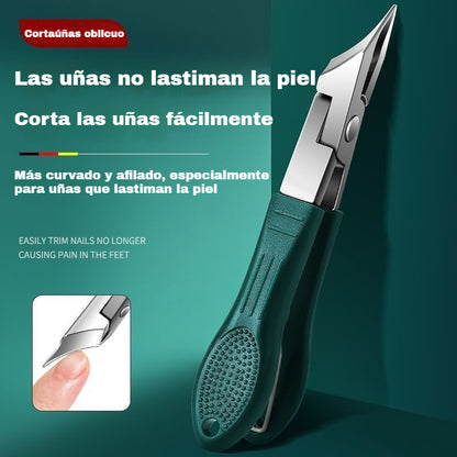 🔥【Set de 3 piezas】✂️💅Nuevos cortaúñas angulares ultra finos para manicura en casa