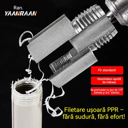 🔩Εύκολο σπείρωμα PPR – χωρίς συγκόλληση, χωρίς κόπο! 【Σετ 2 τεμαχίων – για σωλήνες 1/2” (DN20) και 3/4” (DN25)】