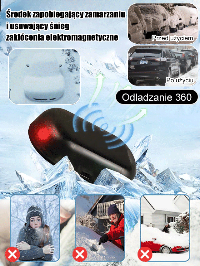 🔥Nástroj na odhŕňanie snehu z auta, špeciálne navrhnutý na odstraňovanie ľadu a snehu z okien.
