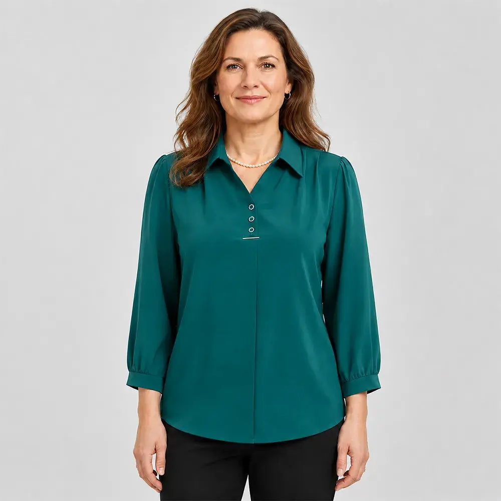 💓👚【Oferta ograniczona czasowo】Koszula szyfonowa, swobodny, nowoczesny styl