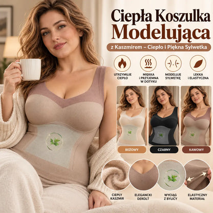 【XL–4XL / 5 kolorów】Jesienno-zimowa bielizna termoaktywna z dodatkiem bylicy – materiał typu „niemiecki aksamit” zatrzymujący ciepło