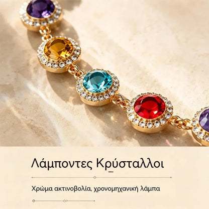 ✨ Κολιέ πολλαπλών στρώσεων με σταυρό και πολύχρωμες πέτρες για γυναίκες | Κομψά μποέμ κοσμήματα, αξεσουάρ μόδας με γοητεία και προστασία ✨