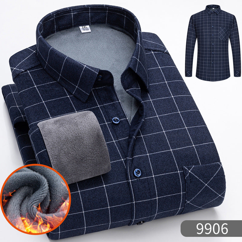 🔥【50% zniżki】1 sztuka 119zł 👔【L-5XL】Ciepła koszula biznesowa z długim rękawem