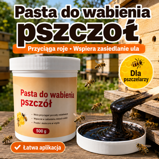 1 pieza 89 zł🐝 Maść wabiąca pszczoły – naturalna formuła, szybka skuteczność! szybkie rozwiązanie, jak przyciągnąć roje do ula!