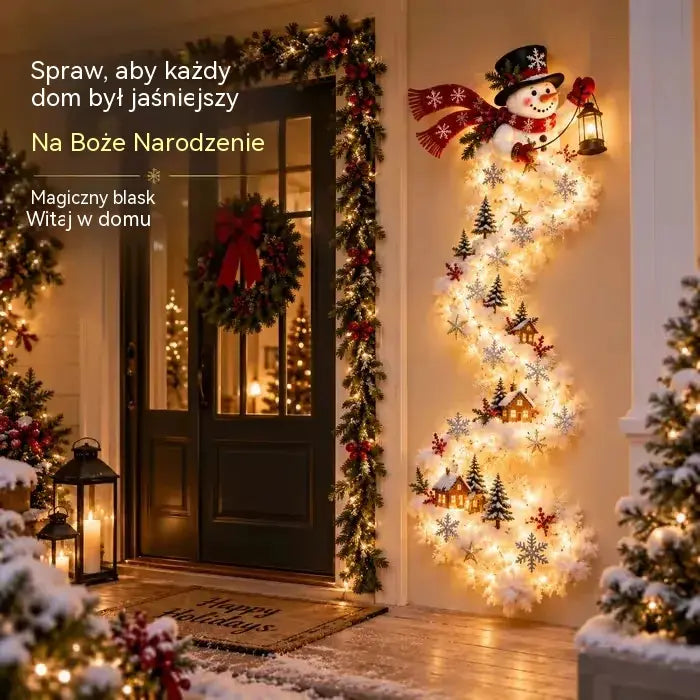 1 sztuka 139zł 🎄Ścienna lampa dekoracyjna „Świąteczny szlak”