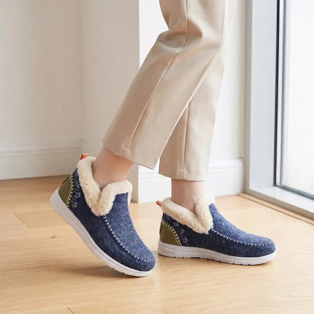 【36-46】Nowe damskie buty zimowe – ocieplane, grube, ciepłe śniegowce, modne, na zimę