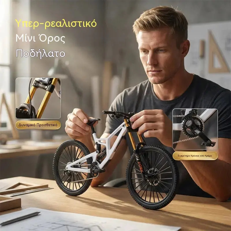 🏆 Έκπτωση 50% για περιορισμένο χρονικό διάστημα! 🚲 Μινιατούρα ποδηλάτου βουνού από κράμα μετάλλου