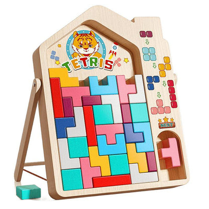 👶🌈🧩Vásárolj 1-et, kapsz 1-t ingyen【2 tétel】🔥Tetris kirakós blokkok, oktató játékok babák agytornázásához, megvilágosodott gondolkodáshoz