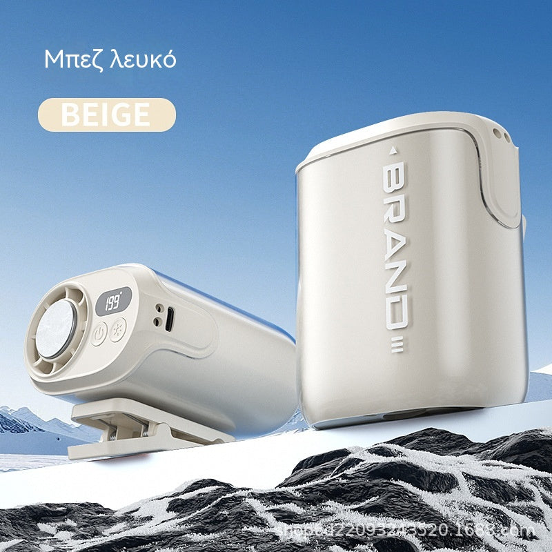 🌀 Ανεμιστήρας hands-free με οθόνη LED, ενσωματωμένο κλιπ και 199 ρυθμιζόμενα επίπεδα