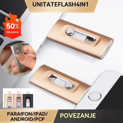 ⚡【✨Vremenski ograničena ponuda】4-u-1 USB flash pogon za iPhone/iPad/Android/PC