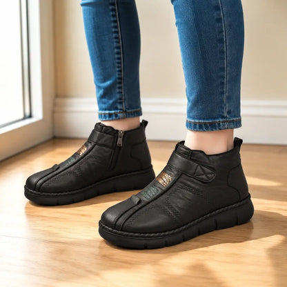 【35-41】Nowe damskie buty zimowe dla mam – ocieplane, grube, na miękkiej i grubej podeszwie, antypoślizgowe, uniwersalne, na co dzień