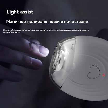 💅Страхотна оферта✨ Автоматична пила за нокти за безопасна и нежна грижа за ноктите.
