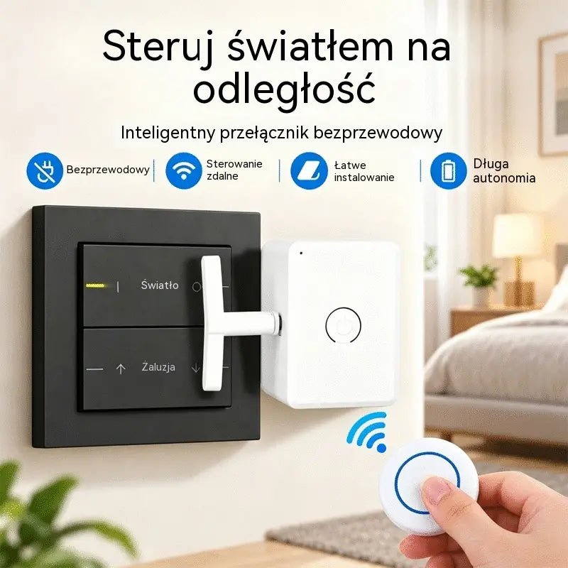 📱💡Inteligentny sterownik bezprzewodowy do zdalnego włączania i wyłączania oświetlenia, bez konieczności prowadzenia przewodów.