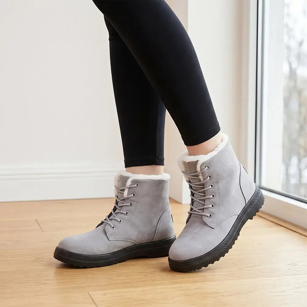 ✨【36-44】Ocieplane polarem, pogrubione zimowe buty typu Martens--Pogrubiona pluszowa podszewka zatrzymująca ciepło jesienią i zimą.