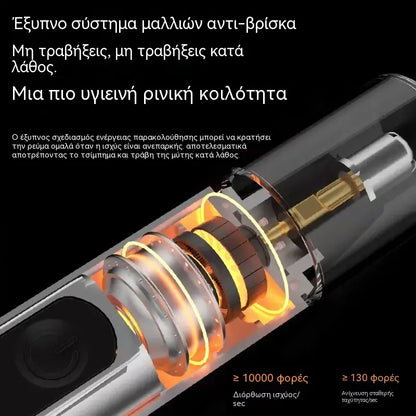 Επαγγελματικό τρίμερ μύτης και αυτιών με οθόνη LED, ανώδυνα δώρα ταξιδιού για