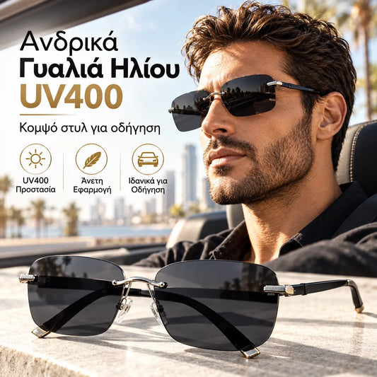 👓 1 ζευγάρι 25 ευρώ🕶️✨ Κομψά γυαλιά ηλίου οδήγησης - Καθαρή όραση, ολοκληρωμένη προστασία, μοντέρνα και κομψά【🎁 Περιλαμβάνει δερμάτινη θήκη γυαλιών】