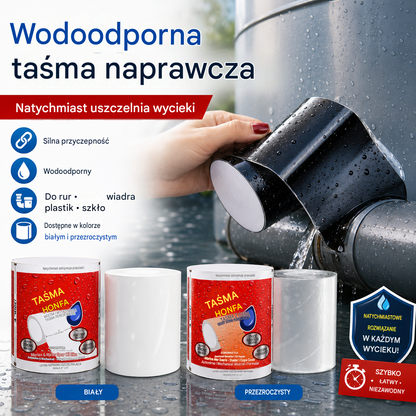 2 sztuka 89zł  🏠 Mocna, wodoodporna taśma naprawcza do rur, wiader i plastiku