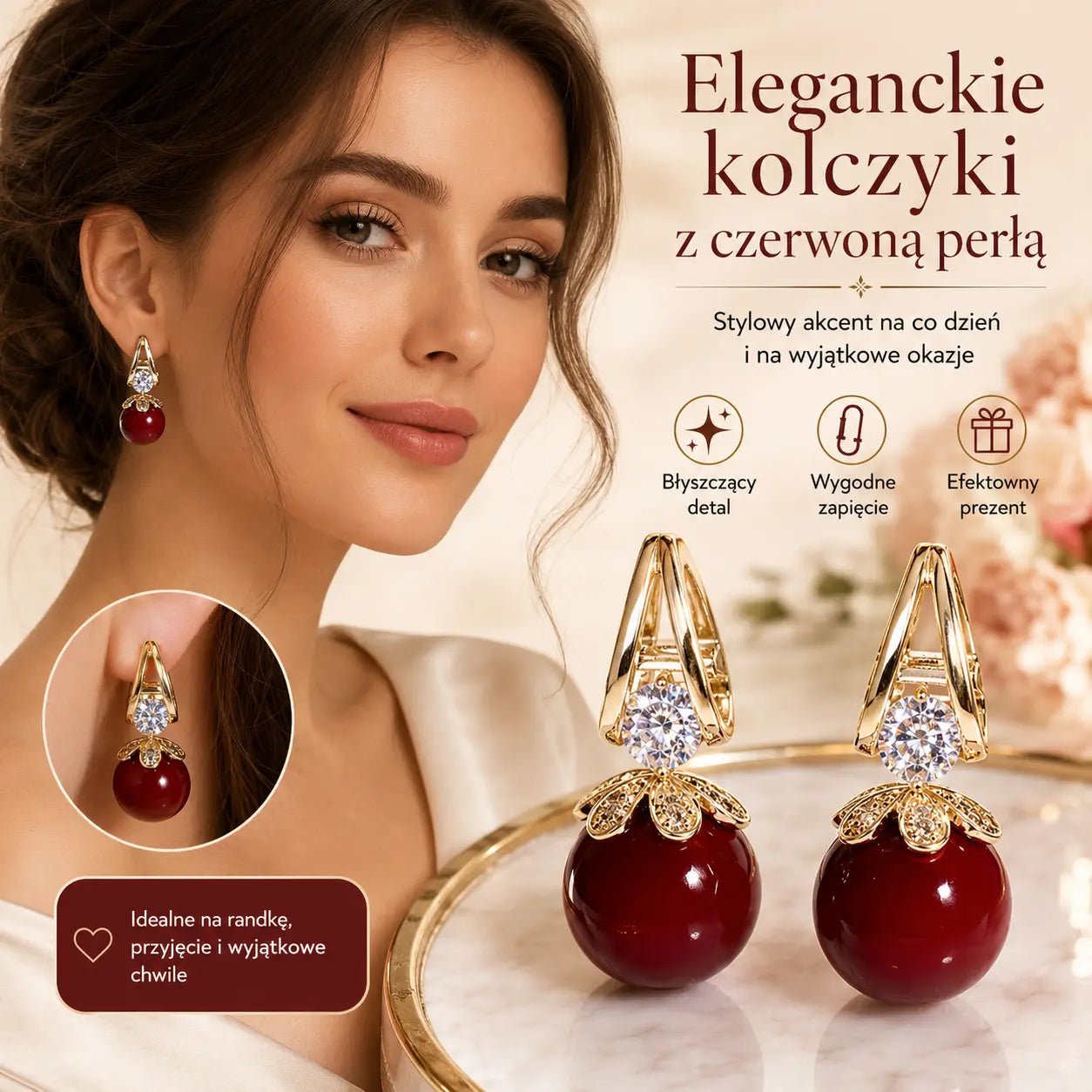 💋【Kup jeden, a drugi dostaniesz gratis】Nowe francuskie kolczyki z perłami, luksusowe srebro próby 925
