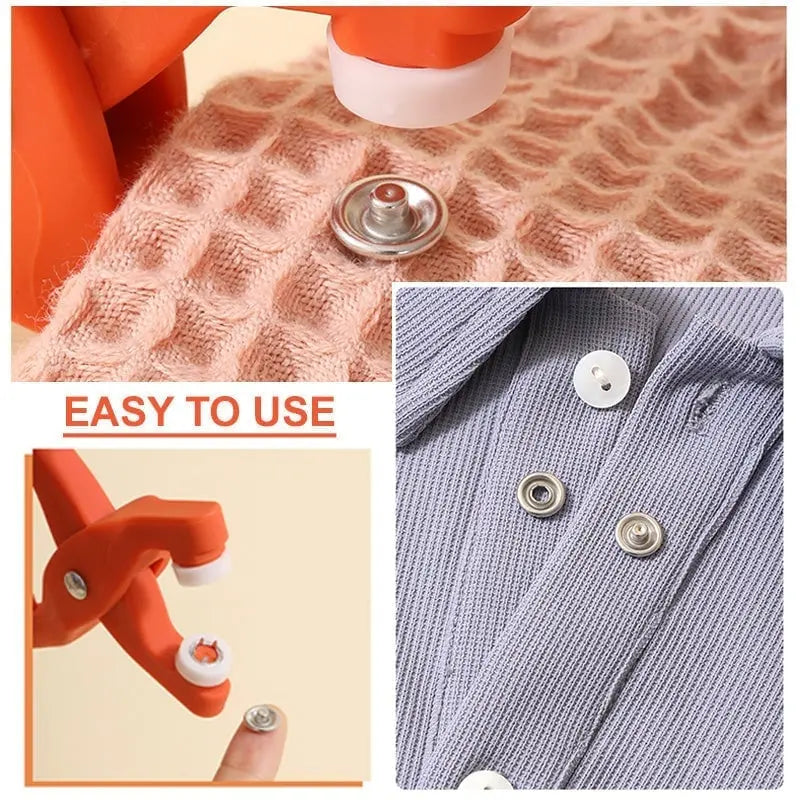👕Πένσα εγκατάστασης + 150 κουμπιά🧵 Πένσα στερέωσης κουμπιών - Δεν απαιτείται ράψιμο + Περιλαμβάνονται 150 κουμπιά – Επισκευάστε τα ρούχα σας σε δευτερόλεπτα! ✨