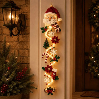 🎄🎃Ostatni dzień! 🎅Ciesz się 49% rabatem na podświetlane świąteczne dekoracje drzwi!