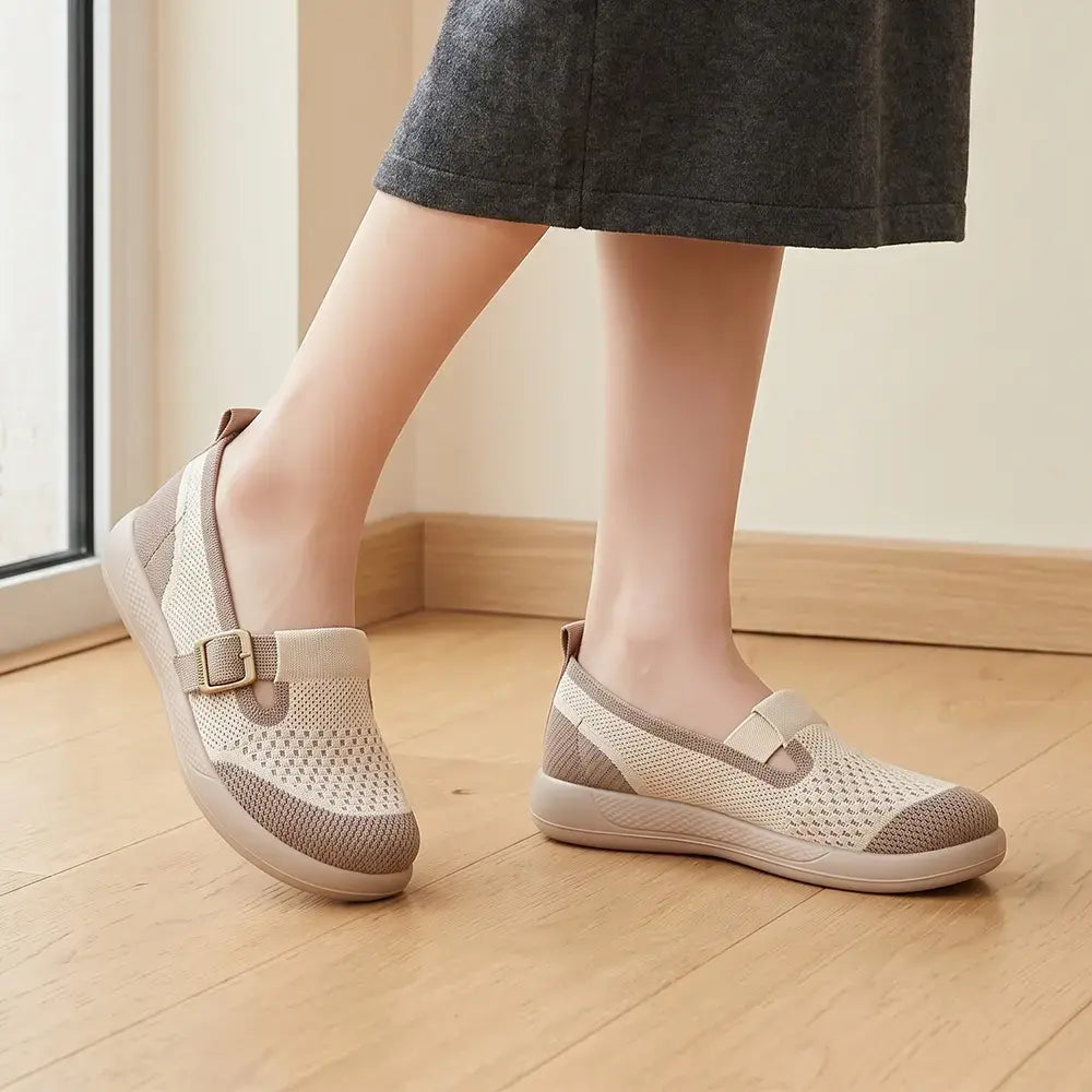 【36-41】Lekkie buty damskie na miękkiej podeszwie – wsuwane, wygodne, dla mam, na co dzień