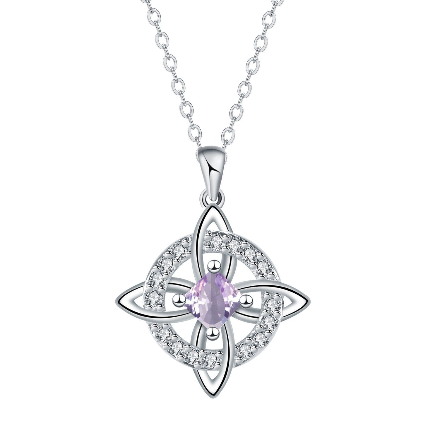 1 sztuka 89zł 🔮Naszyjnik z węzłem czarownicy i kamieniem szlachetnym 🔮💞 Chroń swoich bliskich