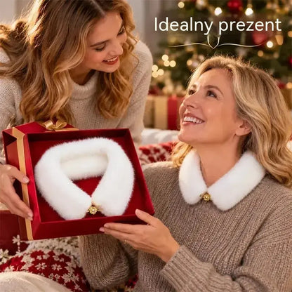🧣 Ocieplacz na szyję ze sztucznego futra (w stylu owczej wełny) z magnetycznym zapięciem ⚡ · Ciepło i elegancja na jesień/zimę · Szybkie zakładanie · Dostępny w 6 kolorach 🌟!