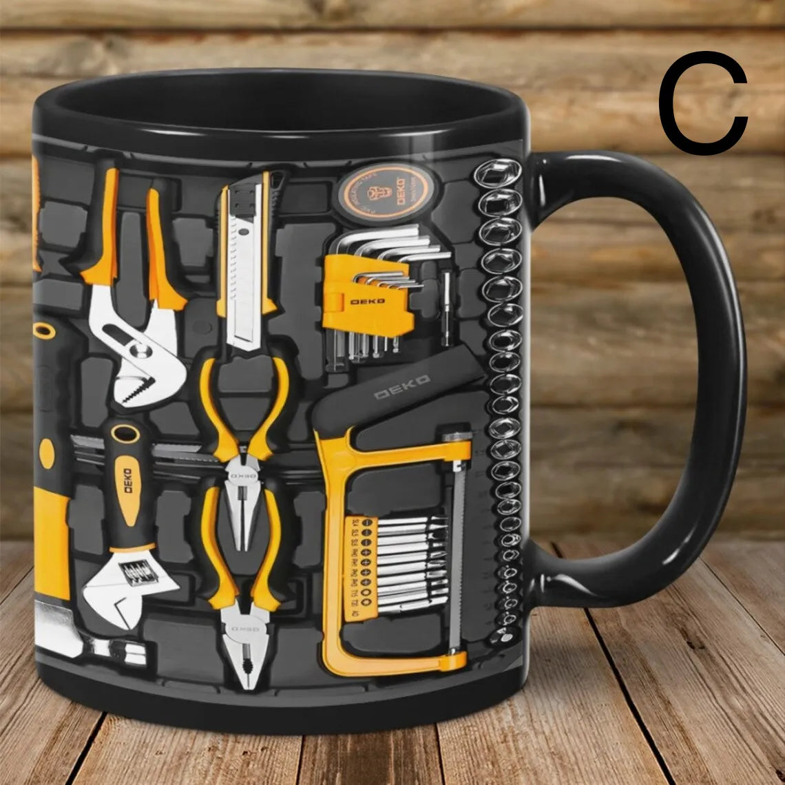 🛠️☕Unikalny zestaw narzędzi mechanicznych 3D – kubek na kawę