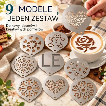 9 sztuka 89zł☕ Forma do kawy latte art ze stali nierdzewnej
